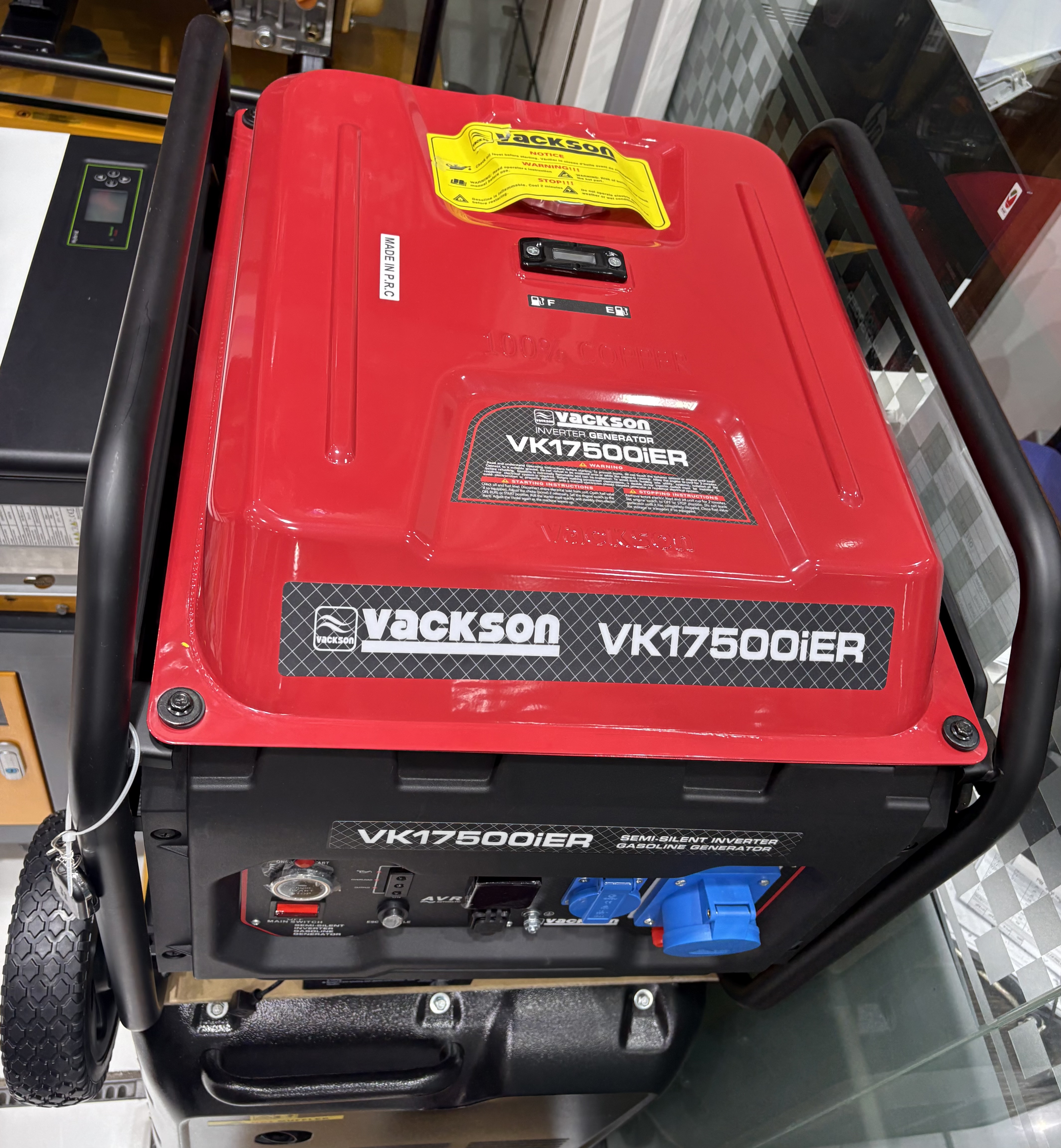 موتور برق واکسون اصل اینورتر نیمه سایلنت 8.5 کیلووات مدل VK17500iER ریموت استارت