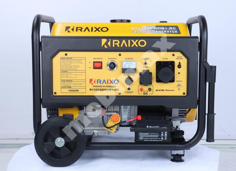موتور برق 10کیلو وات راکسیو بنزینی ریموت استارت مدل R15500DWHB+-RC دارای پورت ATS