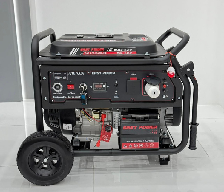 موتور برق سه گانه سوز 8.5 کیلووات ایزی پاور ریموت استارت مدل K16700A