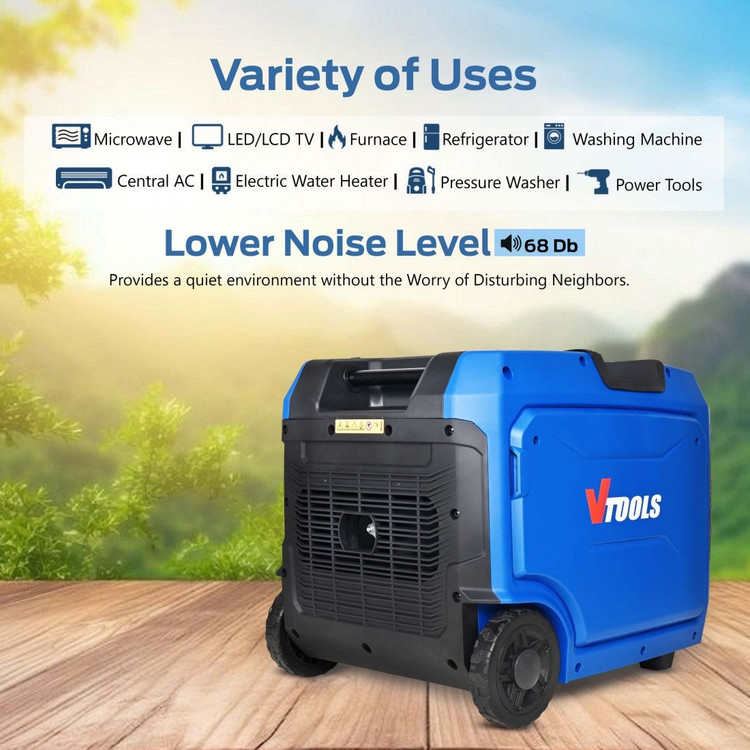 موتور برق ۶/۵ کیلو وات سایلنت وی تولز ریموت استارت مدل VG7000ISR