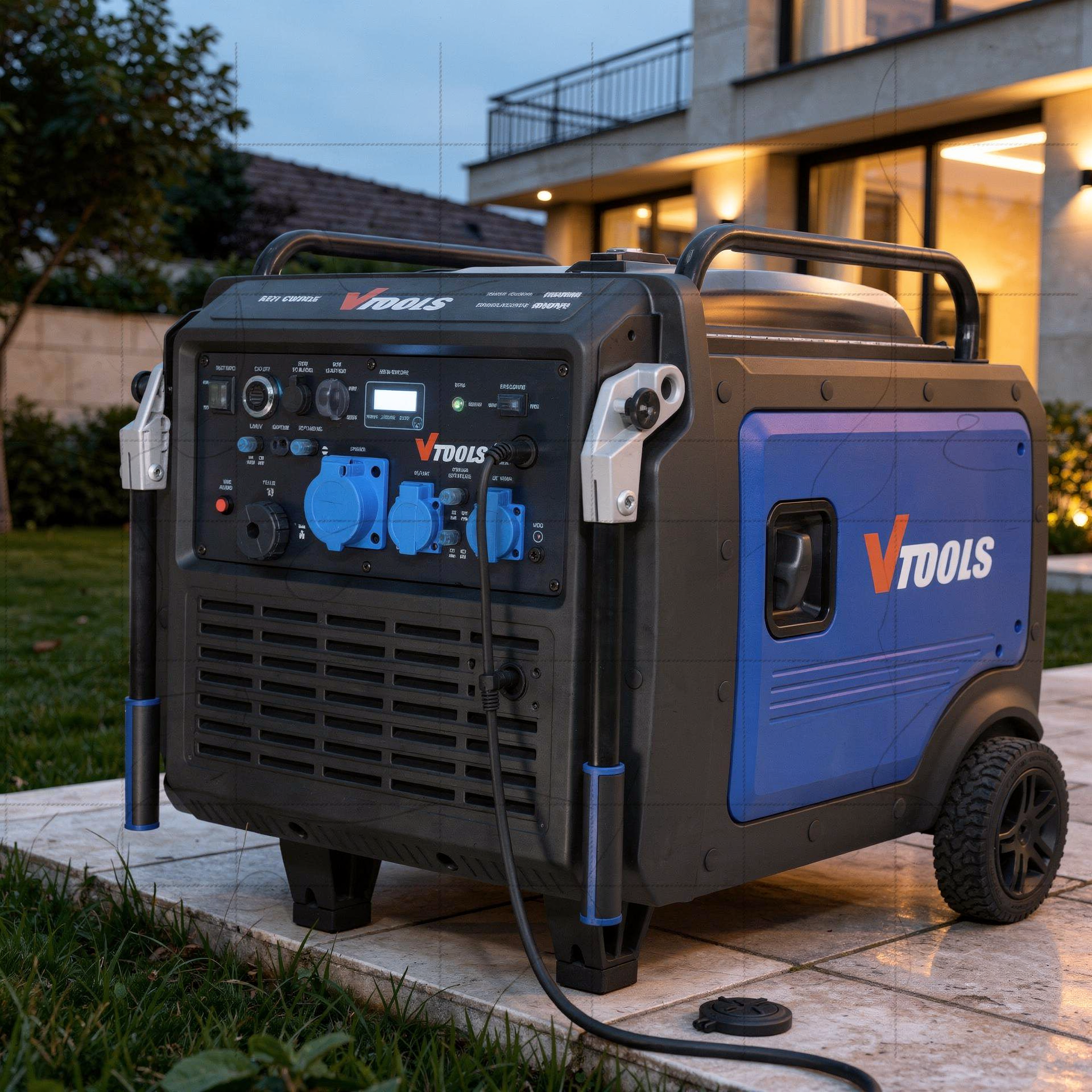 موتور برق 8/5 کیلو وات سه گانه سوز سایلنت وی تولز  ریموت استارت مدل VG8750ISR-G/LNG