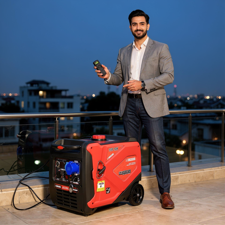 موتور برق واکسون با ضمانت اصل سایلنت ریموت و استارتی 4.5 کیلووات مدل VK14500iSER