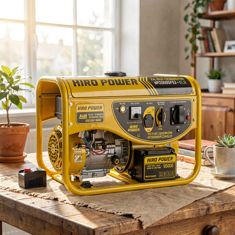 موتور برق9/5 کیلو وات دوگانه سوز هیروپاور مدل HIRO POWER HP20900FE2