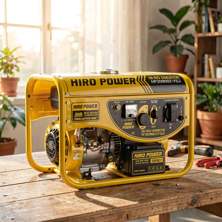 موتور برق9/5 کیلو وات دوگانه سوز هیروپاور مدل HIRO POWER HP20900FE2