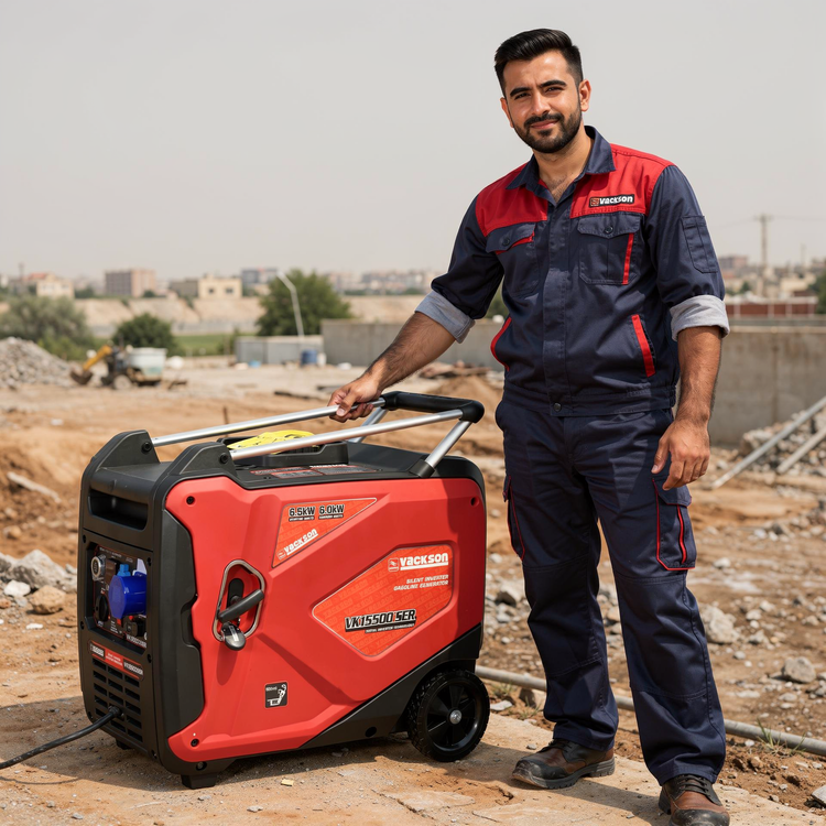موتور برق واکسون با ضمانت اصل سایلنت 6.5 کیلو وات ریموت کنترل واستارتی مدلvk15500ISER